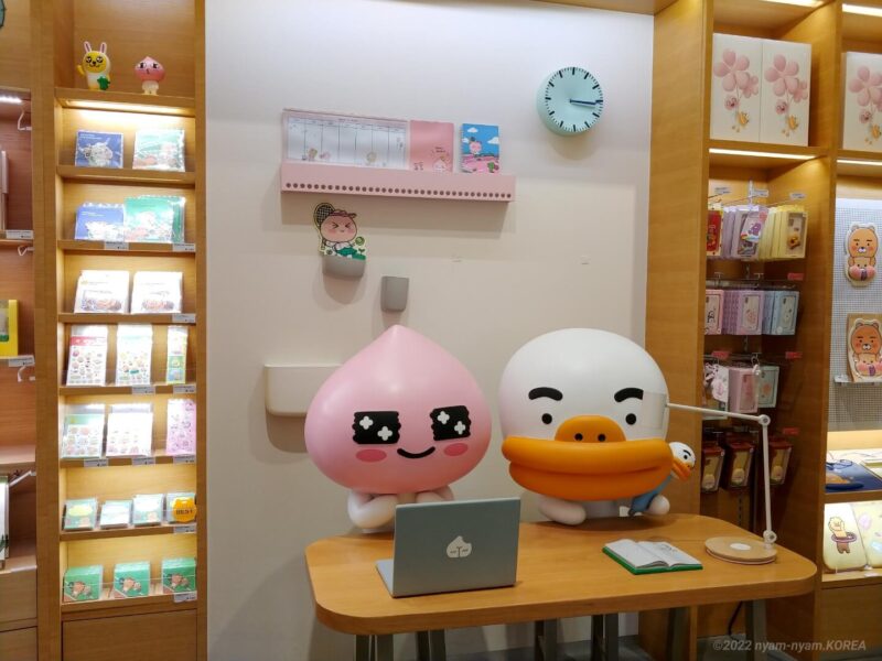 カカオフレンズショップの店内
