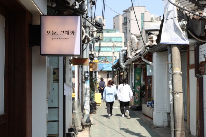 익선동の写真（韓国観光公社撮影）